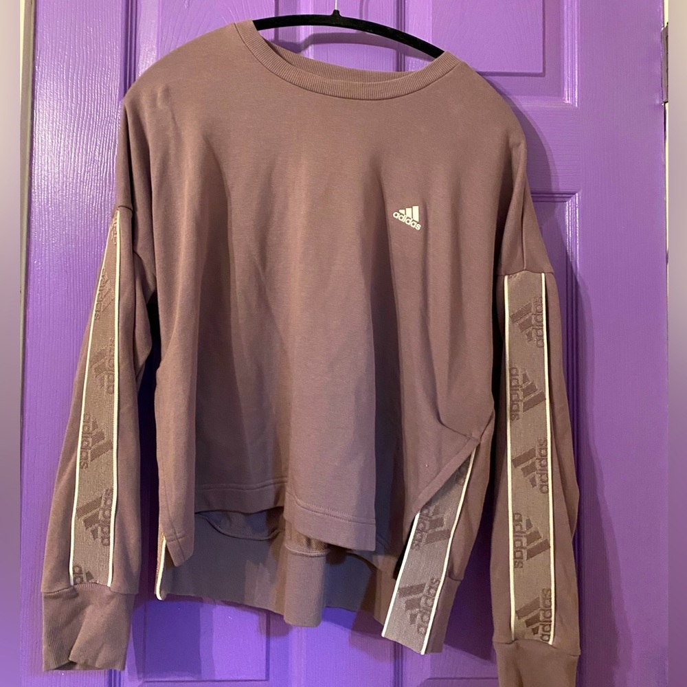 Adidas Cropped Sweatshirt Purple